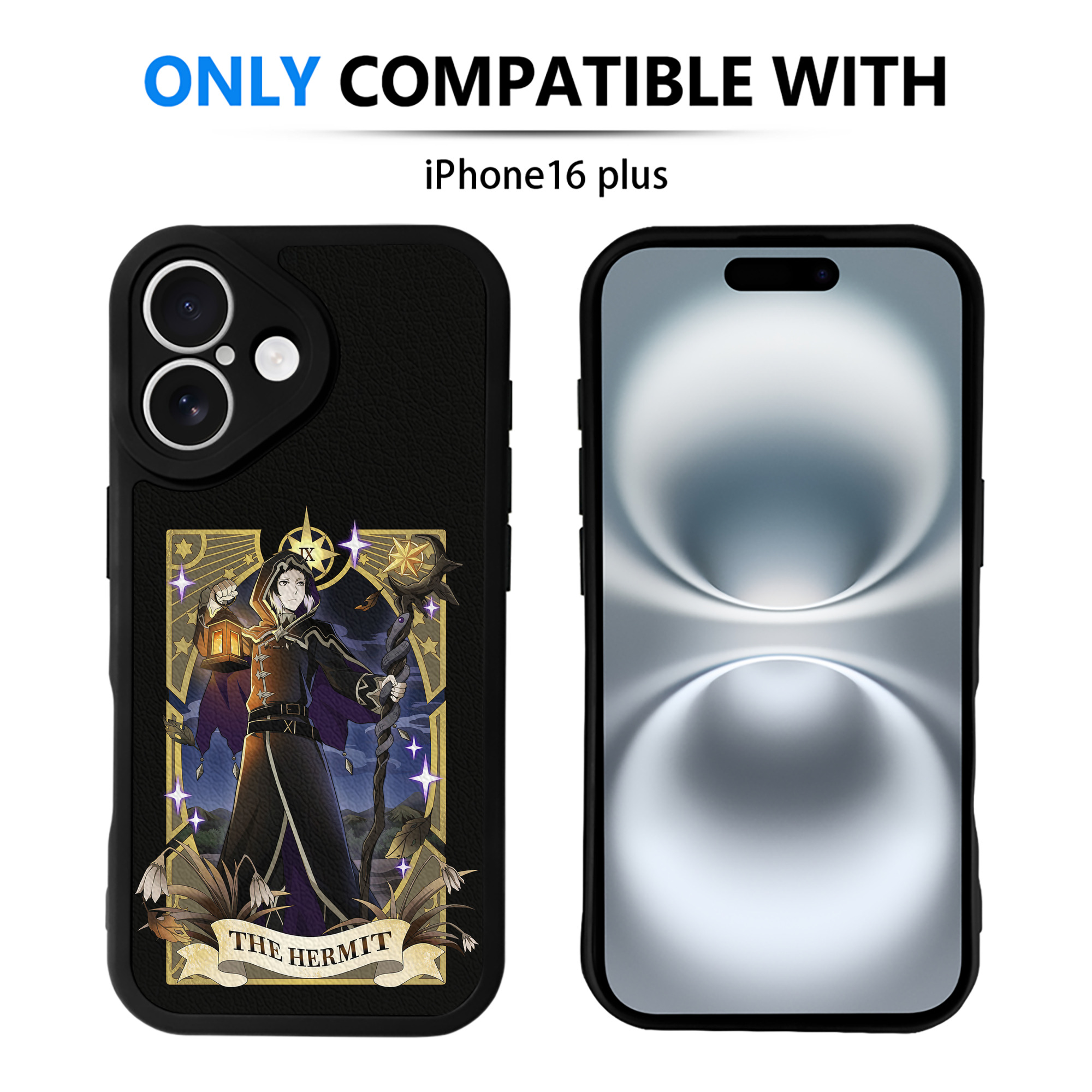 （画像用） 文豪ストレイドッグス Bungo Stray Dogs 【iPhone 16シリーズ対応】シリコンスマホケース（レザー調） 材質：シリコン